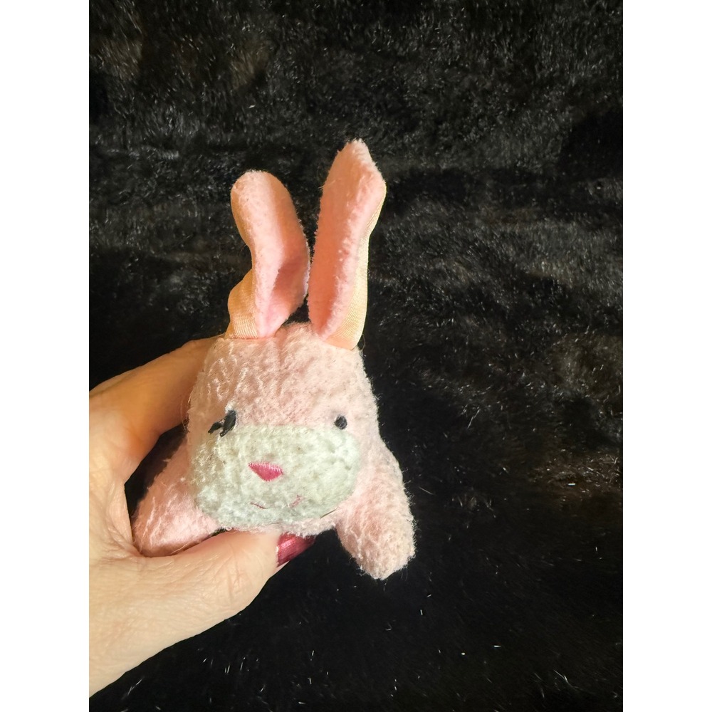 Fisher Price "Animal Grabbers Rosie Rabbit" rattLe plush stuffed animal